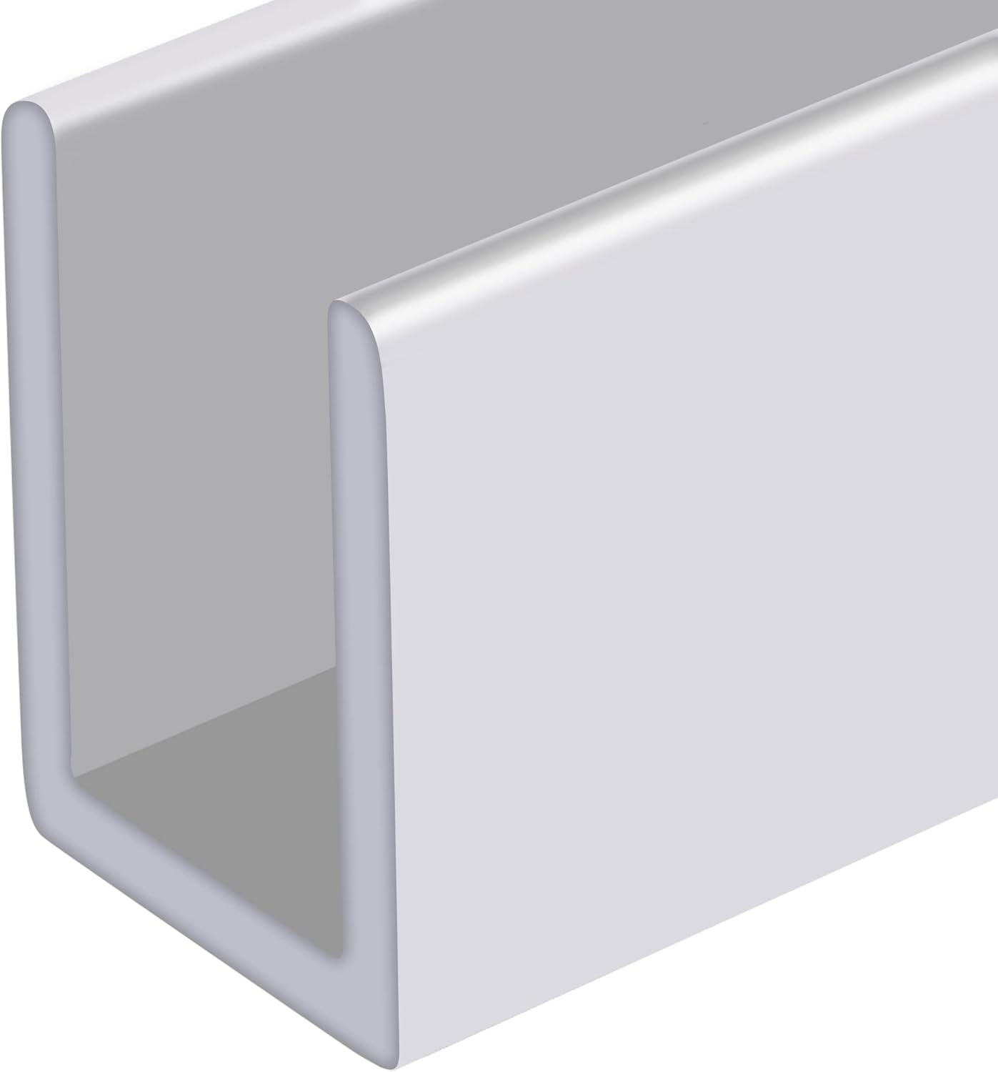 Brixwell 3/8in Fixed Panel Shower Door Deep U-Channel - 18in Length
