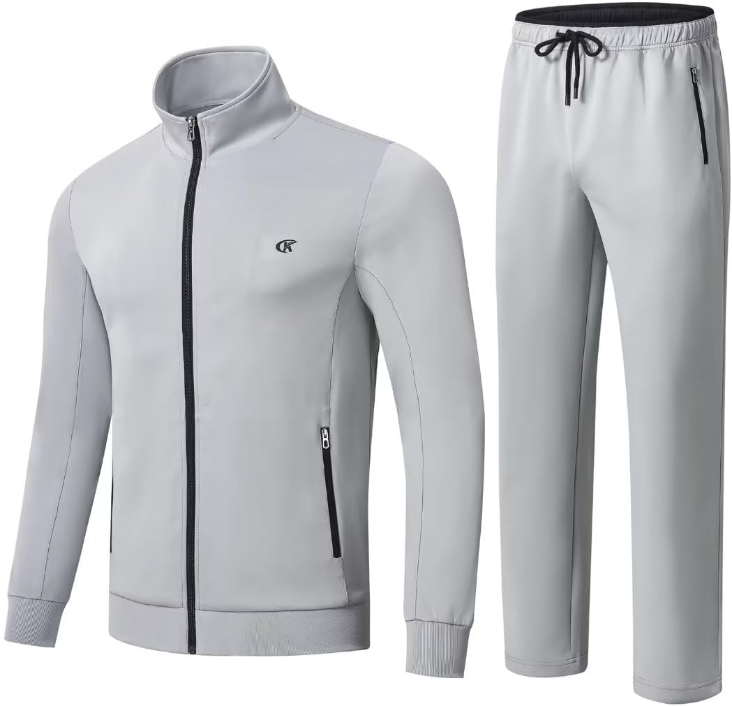 yuyangdpb Men's Tracksuits Full Zip Sports Sweatsuit for Comfort
