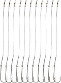 20pcs/Pack Fishing Hook Rigs Nylon-Coated Leader - Heavy Duty Bottom