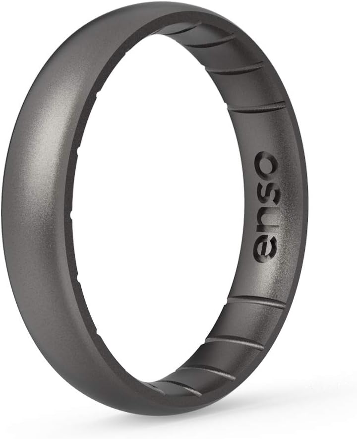 Enso Rings Thin Elements Silicone Ring for Stackable Style