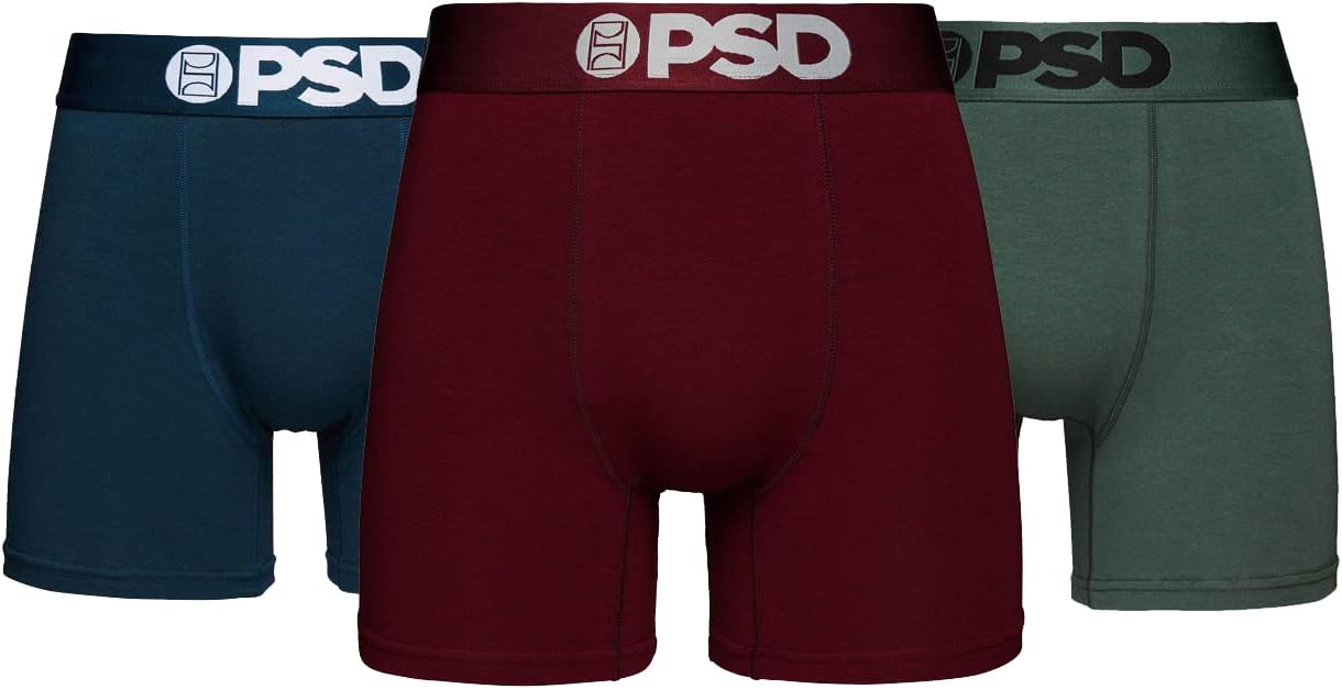 PSD Men's Mid Length Boxer Briefs - 5 Inch Inseam Comfort