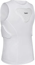 Youth Rib Protector Padded Compression Shirt - Impact Guard