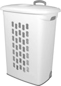Sterilite Ultra Wheeled Laundry Hamper with Lid and Handle - Easy