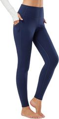 baleaf Women's Fleece Lined Leggings High Waisted Thermal Tights [Size