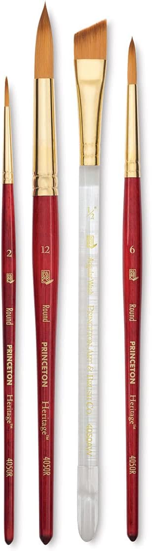 Princeton Series 4050 Heritage Synthetic Sable Brush Set Review