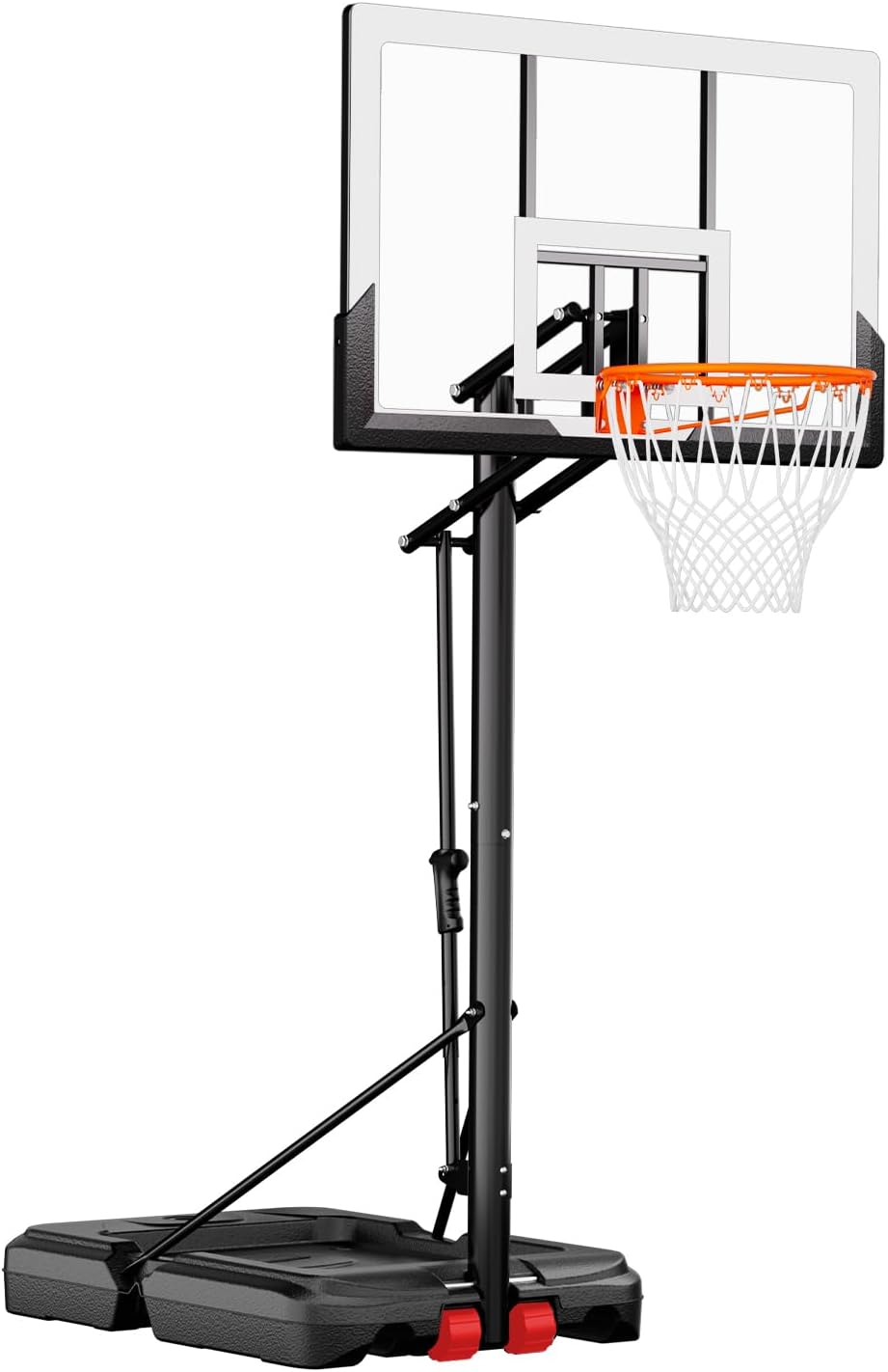 Basketball Hoop Outdoor with 45 Inch Shatterproof Backboard