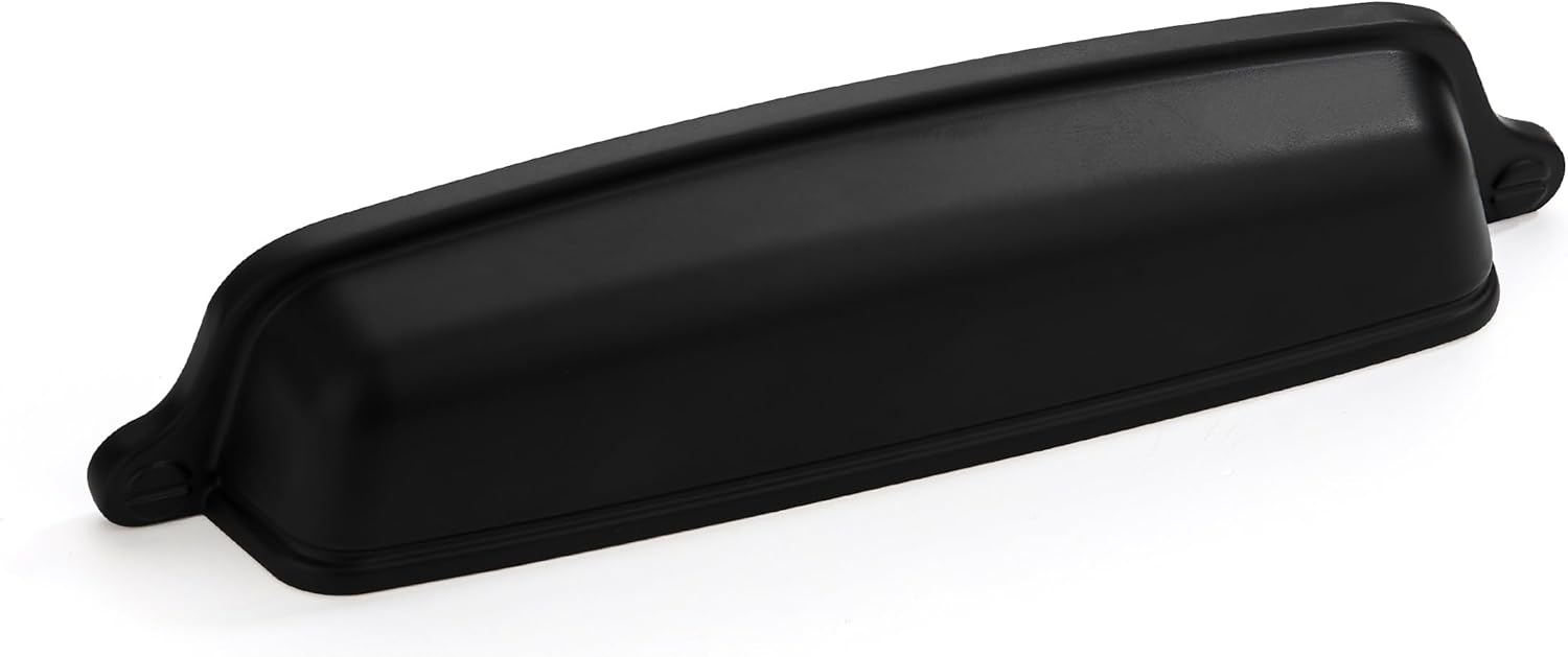 Khtumeware 10 Pack 5-inch Hole Center Matte Black Drawer Pulls