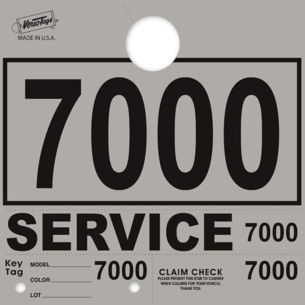 Service Dispatch Numbers RL78 Style Mirror Hang Tags for Vehicles