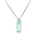 Sea Glass Murmur Pendant (Ocean) - Cultured Sea Glass Necklace