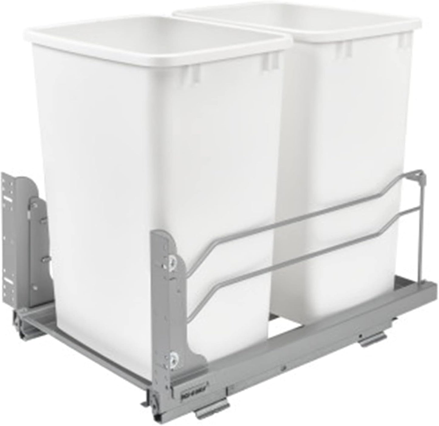 Rev-A-Shelf Double Trash Can Pullout for Kitchen Cabinets