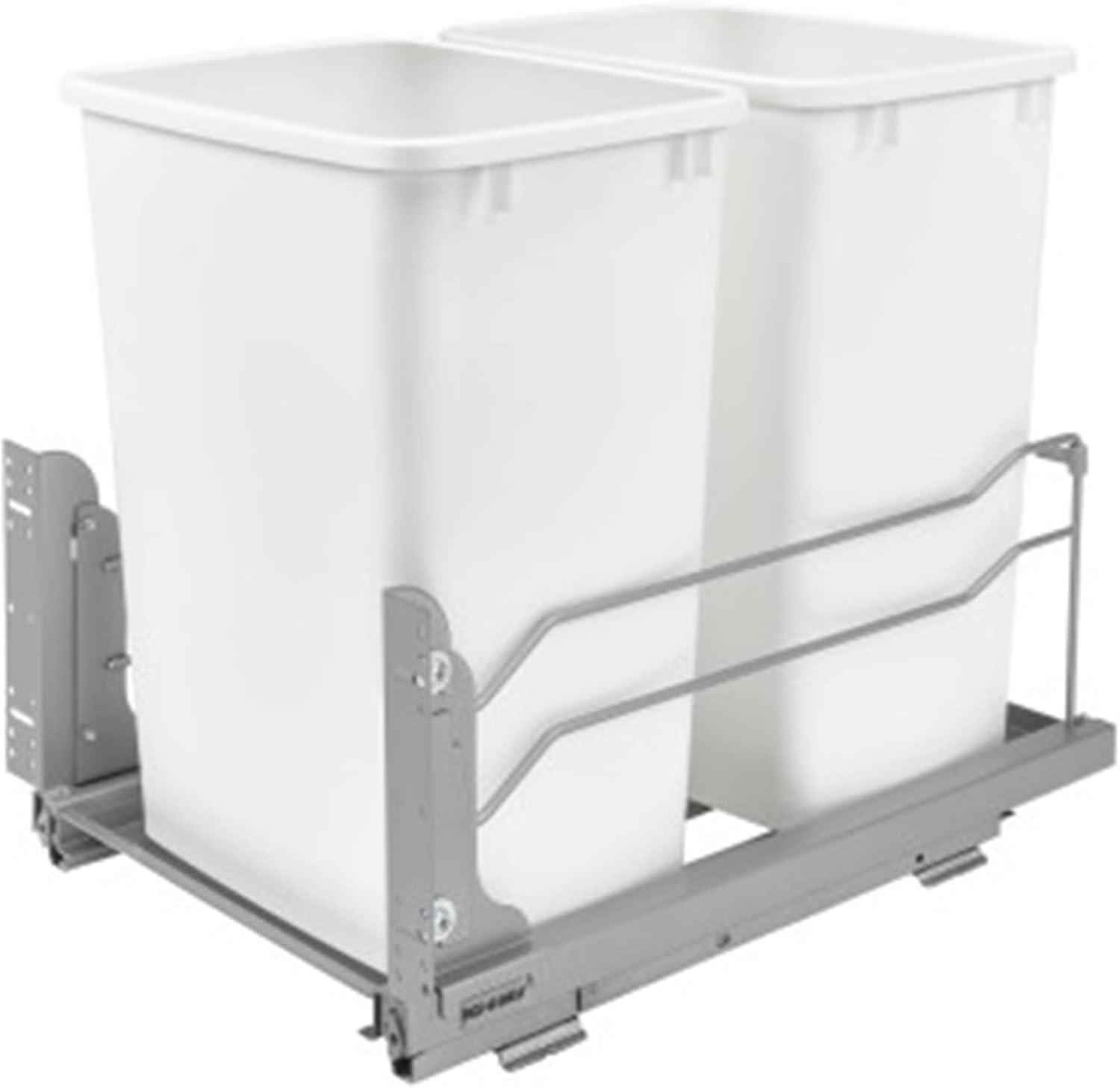 Rev-A-Shelf Double Trash Can Pullout for Kitchen Cabinets