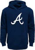 MLB Kids Youth Team Color Atlanta Braves Pullover Hoodie - Comfortable