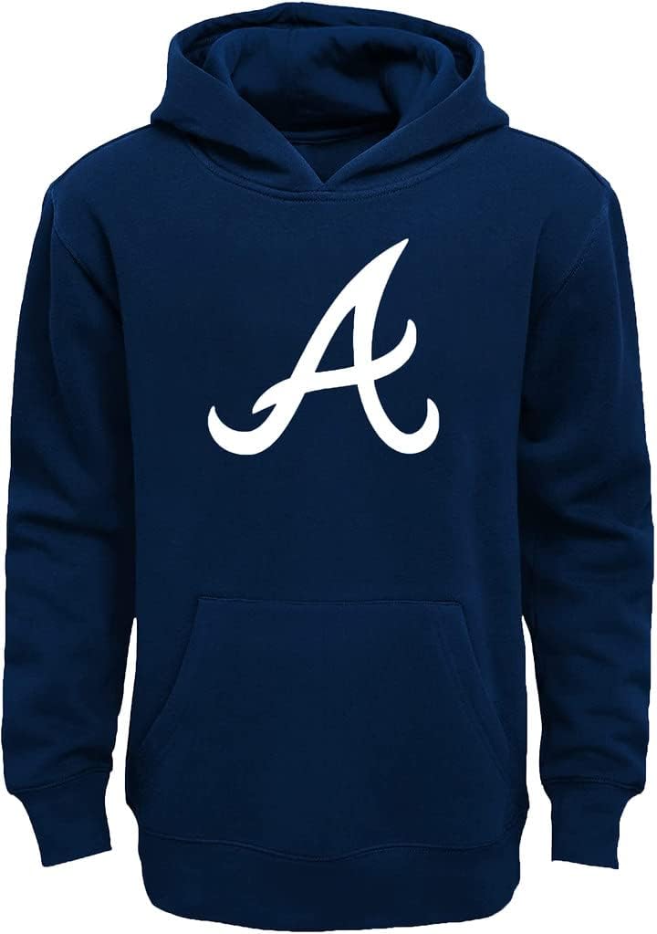 Atlanta Braves Kids Youth Fleece Pullover Hoodie for All Seasons
