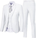Men's Suit 3 Piece for Men - Slim Fit 2-Button Tuxedo Set