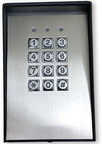 Keypad DOLKPL1KB Post Mount Keypad with Wiegand Output Features