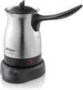 ARZUM Cordless Turkish Coffee Maker, Stainless Steel, 4-Cup Capacity