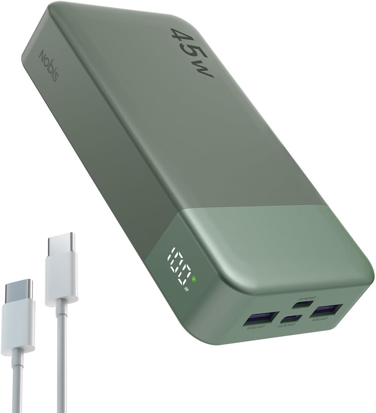 NOBIS Portable Charger 20000mAh Power Bank for Fast Charging