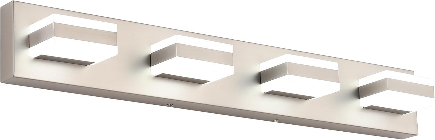 Brushed Nickel Bathroom Vanity Lights for Modern Spaces