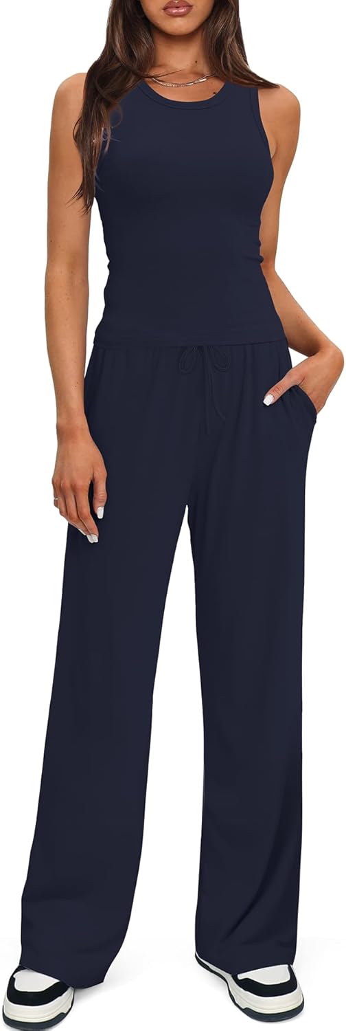 Darong Women's 2 Piece Outfits Lounge Sets for Comfort and Style