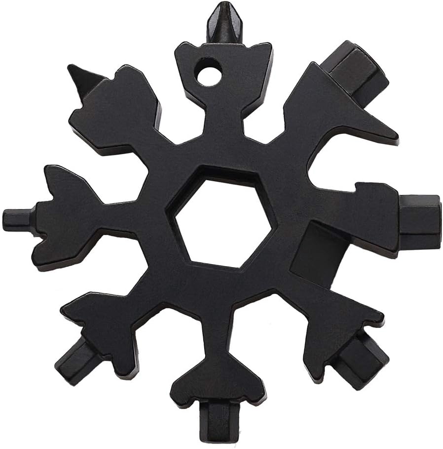 Stainless Steel Snowflake Multi-Tool: Ultimate Versatility!
