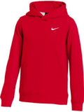 Nike Youth Fleece Pullover Hoodie (Red Medium) - Warm Everyday Layer