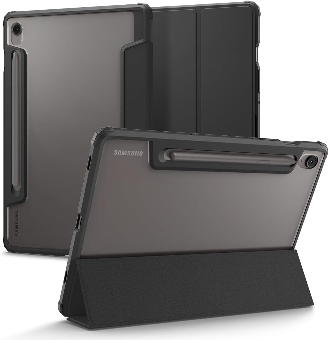 Spigen Galaxy Tab S10 FE Case with S Pen Holder and Kickstand