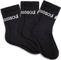 doublesoul Men & Women Crew Socks 3 Pack - Cushioned Comfort