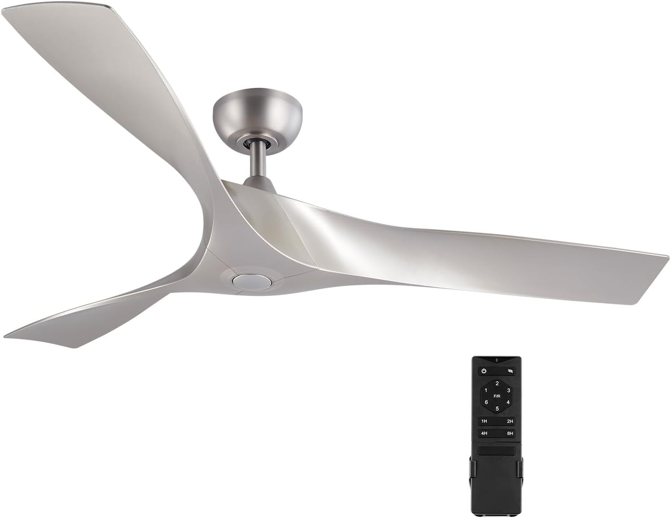 VONLUCE 52 Inch Mid Century Ceiling Fan with Remote Control