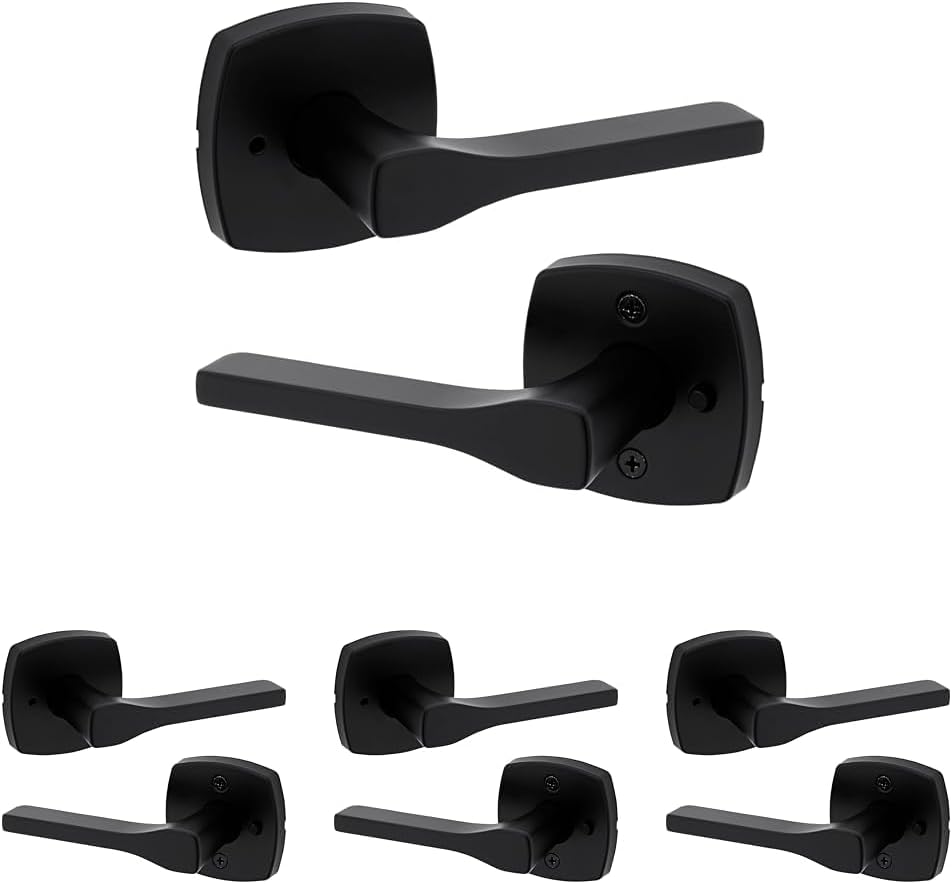 Kwikset Tripoli Lever Privacy Door Handle for Bedrooms & Baths