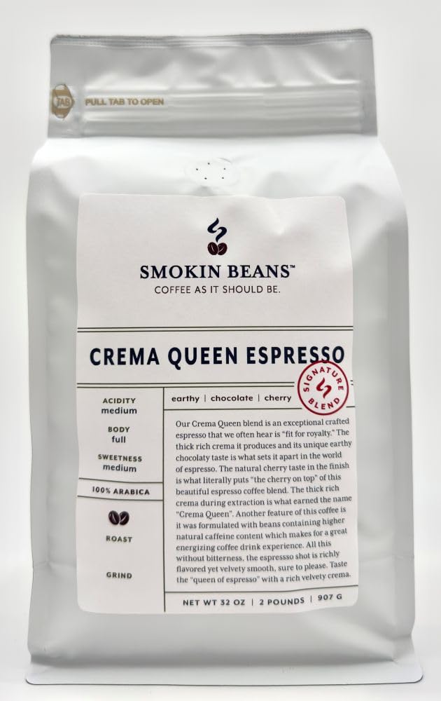 Crema Queen Espresso Coffee - Premium Whole Bean Specialty Blend