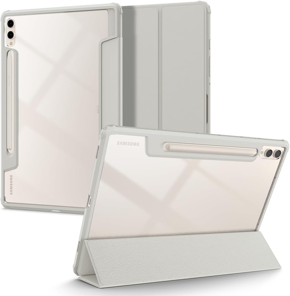 Spigen Galaxy Tab S10 Plus Case with Transparent Back and S Pen Holder