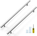 Ravinte Brushed Nickel 10 in Cabinet Handles 25 Pack - Modern Silver