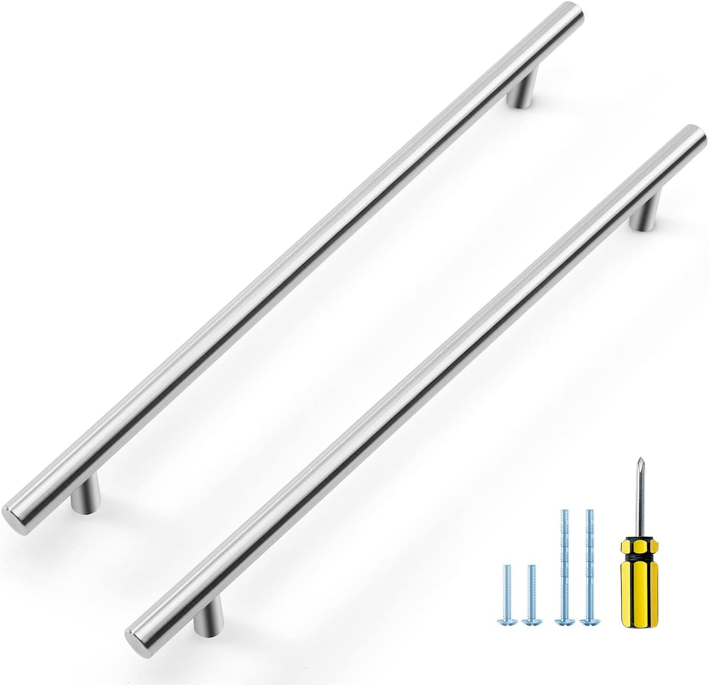 Ravinte Brushed Nickel Cabinet Handles 25 Pack for Modern Kitchens