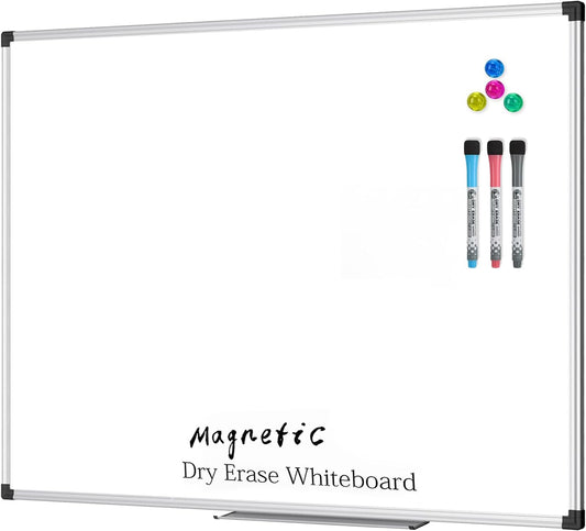 XBoard Magnetic Dry Erase Whiteboard 48 x 36 Inch for Home Office
