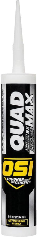 12-Pack 9.5 oz Quad Max Window, Door & Siding Sealant - Durable