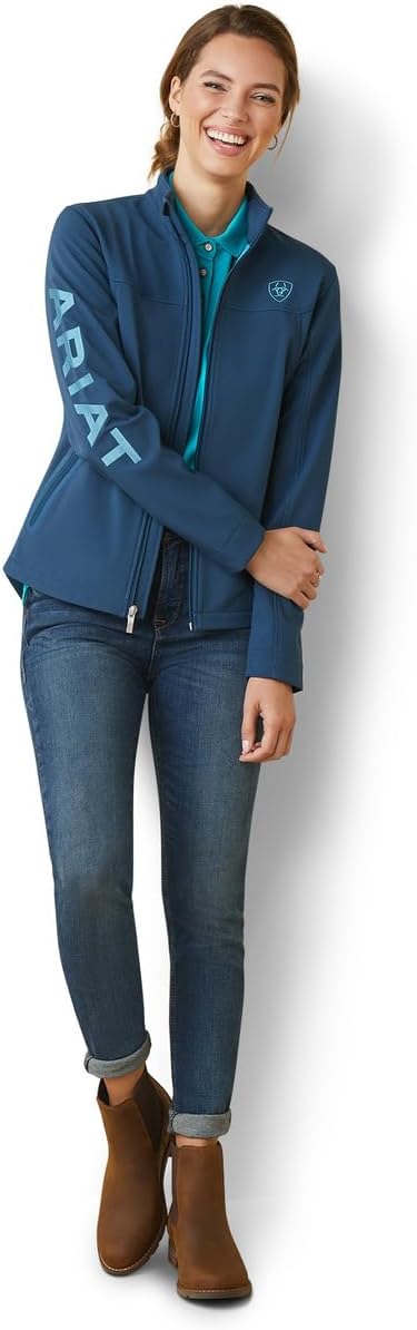 ARIAT New Team Softshell Jacket for Women - Wind & Water Resistant