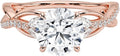 2 CT Moissanite Engagement Ring for Women - Colorless VVS1 Solid Gold