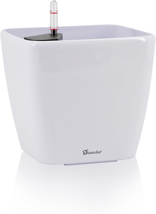 Dexceder 9x8 Self Watering Planter with Water Level Indicator