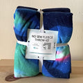 Outer Space Aurora Borealis No-Sew Throw Fleece Kit - DIY Blanket