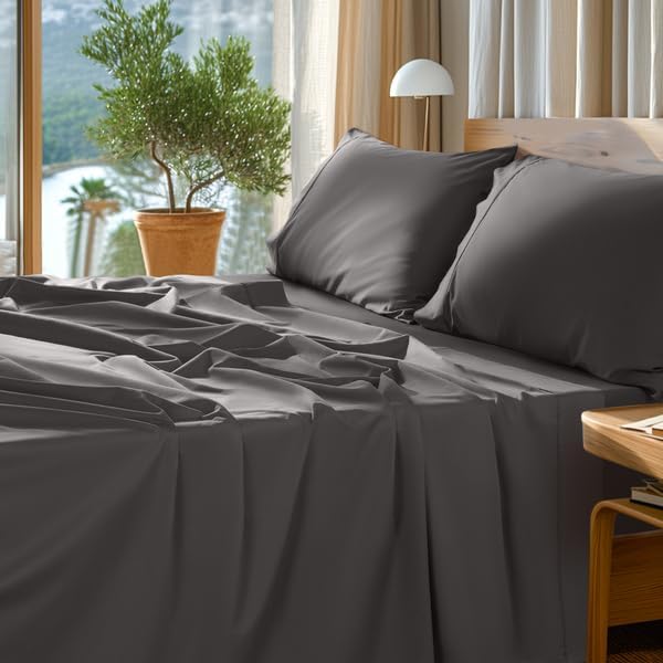 100% Egyptian Cotton Sheets Set - Luxury 5-Star Hotel Quality