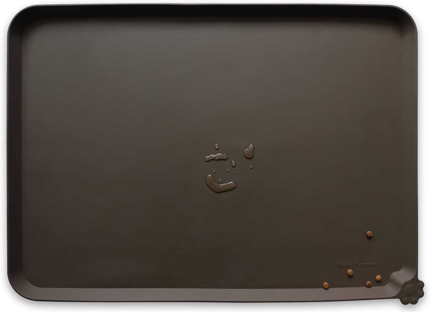 Hoki Found XX-Large Silicone Pet Food Mats for Mess-Free Feeding