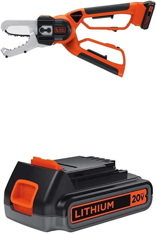 BLACK+DECKER 20V MAX Cordless Chainsaw for Effortless Cutting