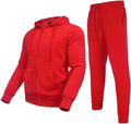 Tracksuit for Men 2 Pieces Fleece Hooded Outfit - Lightweight Comfort