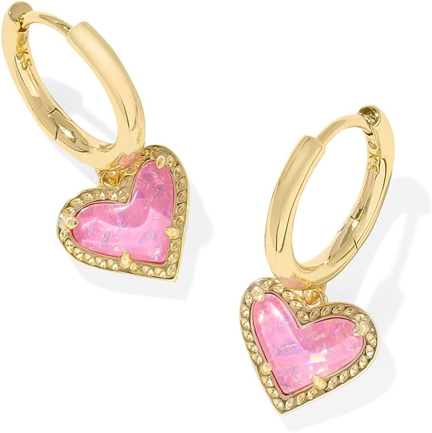 Kendra Scott Ari Heart Huggie Earrings for Women, Fashion Jewelry