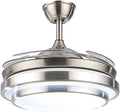 Modern 42 Ceiling Fan Light, Remote Control, Color Change, Silent Motor