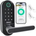 Built-in WiFi Smart Lock with Handle & Keypad - Keyless Entry