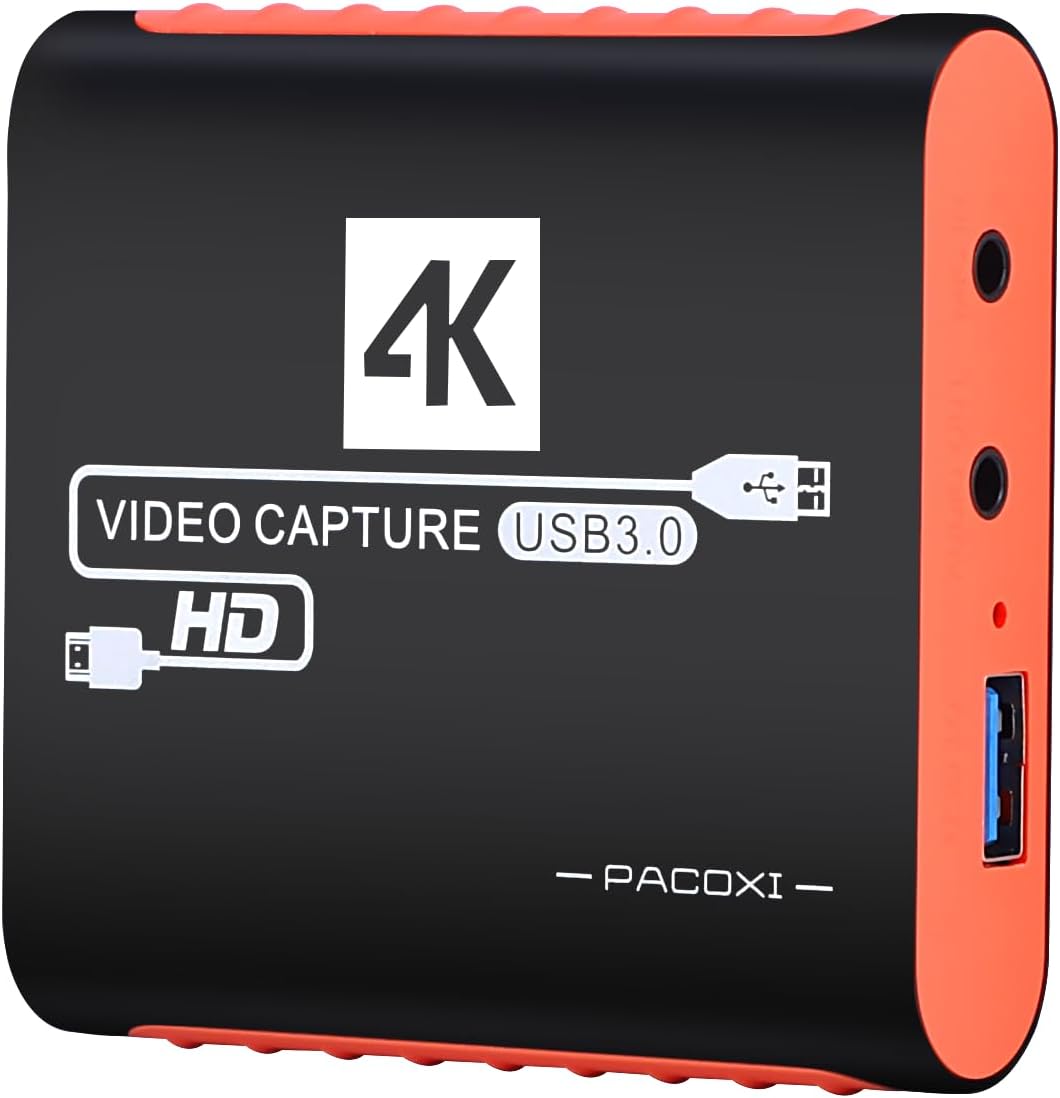 Capture Card for Nintendo Switch with 4K Pass-Through and More