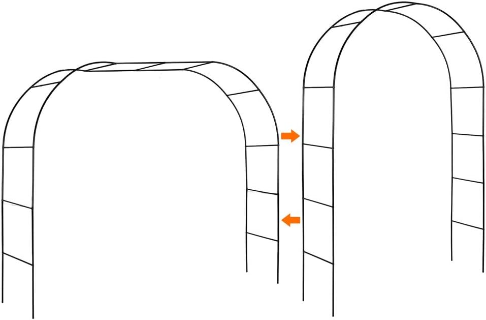 Mr.Ton Garden Arch Trellis for Climbing Plants Outdoor Use