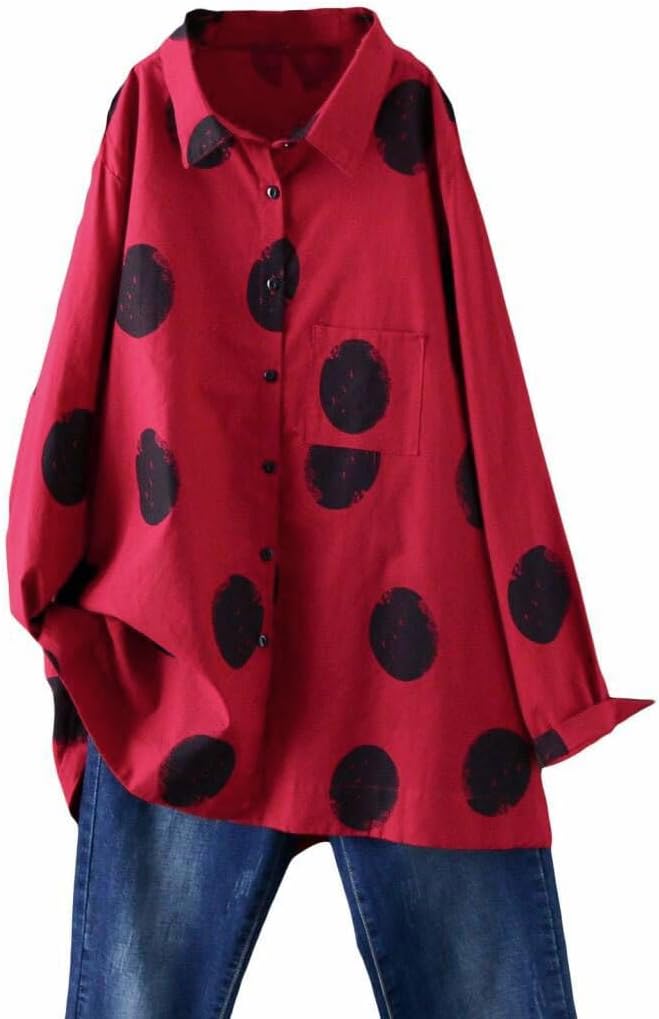 Minibee Women's Button Down Tunic Tops for Stylish Comfort