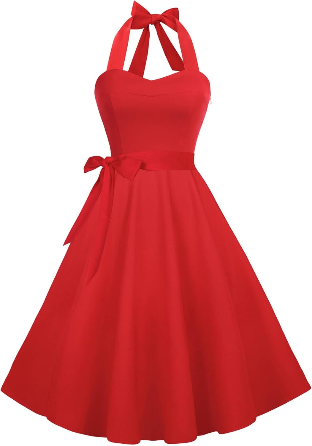 Halter Retro Vintage Cocktail Dress for Women by Hanpceirs
